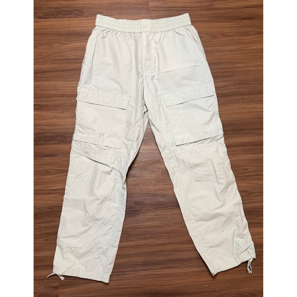 Kith Men's Light Sage Cotton Nylon Blend Wrinkle Outdoor Cargo Pants Size L